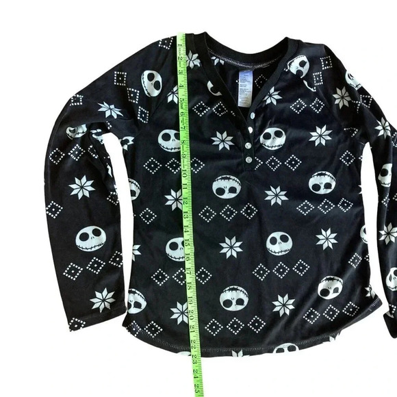 Disney Tim Burton's The Nightmare Before Christmas Fleece Pajamas, Size Small - Picture 8 of 16